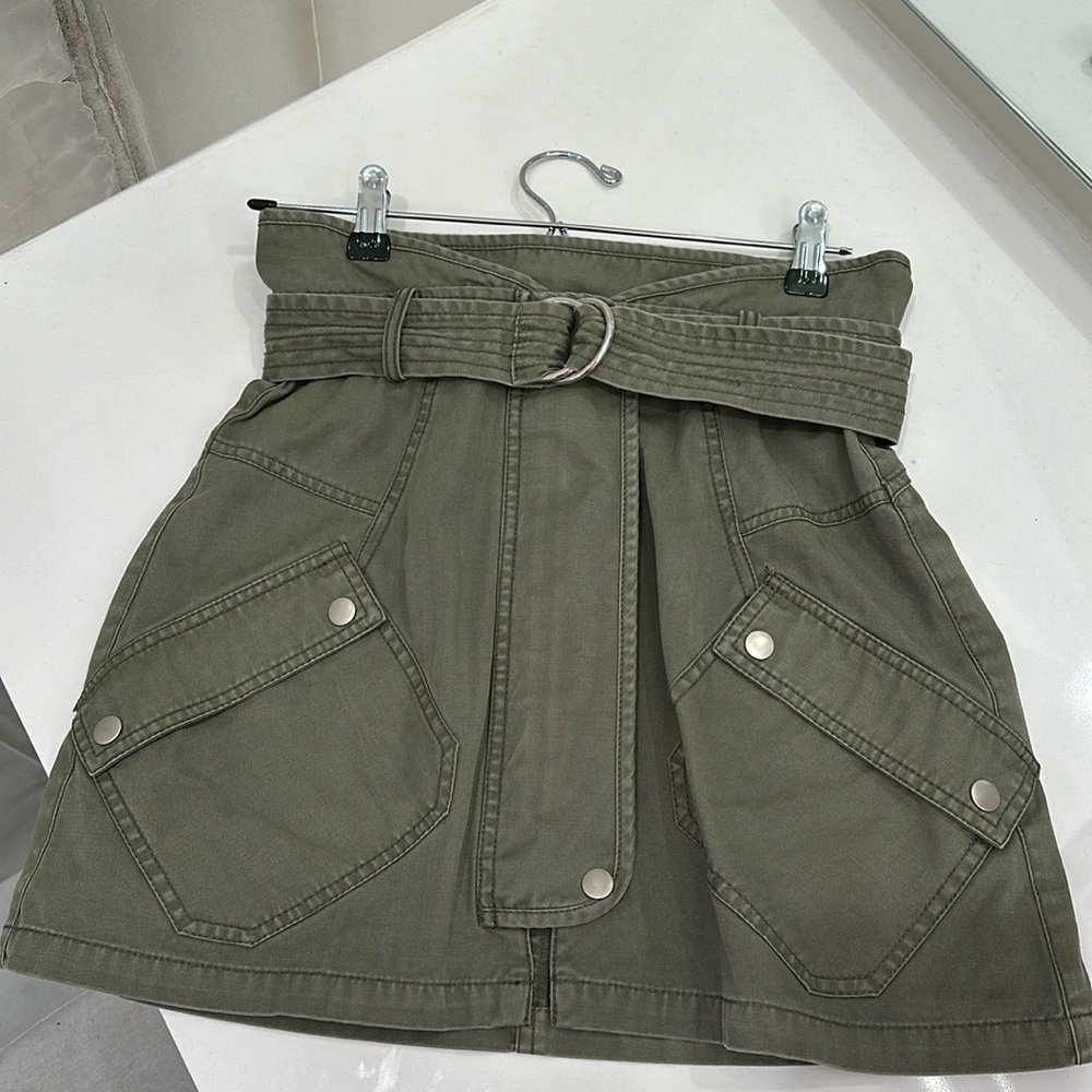 Marissa Webb high waisted green skirt - size 4